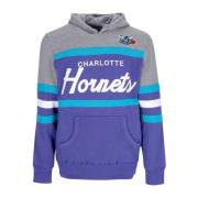 Mitchell & Ness Charlotte Hornets NBA Hoodie Lila Multicolor, Herr