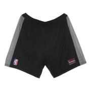 Propaganda Mesh Basketshorts Svart Broderad Patch Black, Herr