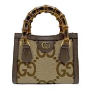 Gucci Vintage Pre-owned Canvas totevskor Brown, Dam