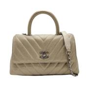 Chanel Vintage Pre-owned Laeder handvskor Beige, Dam