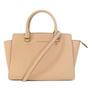 Michael Kors Pre-owned Pre-owned Laeder handvskor Beige, Dam