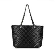 Chanel Vintage Pre-owned Laeder totevskor Black, Dam