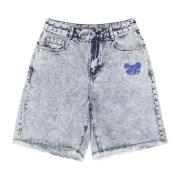 Acupuncture Denim Shorts Blå Rå Hem Blue, Herr