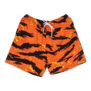 Propaganda Tiger Camo Badshorts Orange Orange, Herr