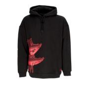 Dolly Noire Tokyo Over Hoodie Svart/Magenta Black, Herr