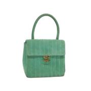 Chanel Vintage Pre-owned Mocka handvskor Green, Dam