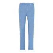 Kiton Lyocell Blandning Klassiska Byxor Blue, Herr