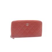 Chanel Vintage Pre-owned Laeder plnbcker Red, Dam