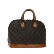 Louis Vuitton Vintage Pre-owned Canvas handvskor Brown, Dam