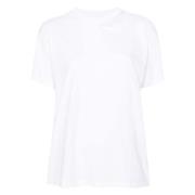 MM6 Maison Margiela Casual bomulls-T-shirt White, Dam