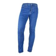 Aquascutum Ljusblå Bomull Denim Jeans Blue, Herr