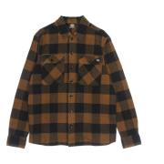 Dickies Brun Anka Flanell Långärmad Skjorta Brown, Herr