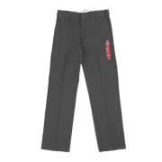 Dickies Strukturerade olivgröna arbetsbyxor Green, Herr