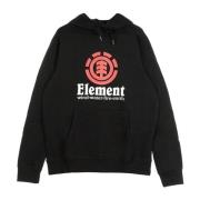 Element Vertikal Hoodie Flint Svart Black, Herr