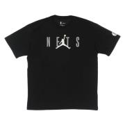 Jordan NBA Courtside Statement Tee Svart Black, Herr