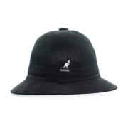 Kangol Avslappnad fiskarhatt i svart Black, Herr