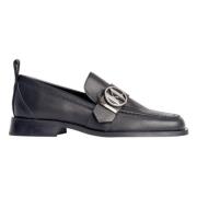 Karl Lagerfeld Klassisk Moccasin Stil Sko Black, Dam