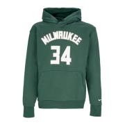 Nike NBA Hoodie med fleece, Giannis Antetokounmpo Green, Herr