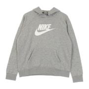 Nike Essential Hoodie Långärmad Sweatshirt Gray, Dam