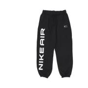 Nike Fleece Tracksuit Byxor Air Oversized Jogger Black, Dam