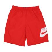 Nike Club Vävda Shorts Röd/Vit Red, Herr