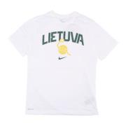 Nike 2024 Basketboll Tee Litauen Lag White, Herr