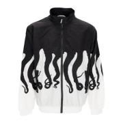 Octopus Mesh Track Jacket Vit/Svart Black, Herr