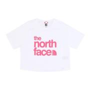 The North Face Vit Coordinates Crop Tee White, Dam