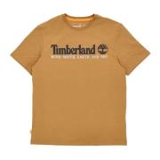 Timberland Front Tee Wheat Boot Herr T-shirt Yellow, Herr