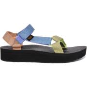 Teva Universella Plattformssandaler i Multi Färg Multicolor, Dam