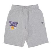 New Era NBA Script Oversize Shorts Gray, Herr