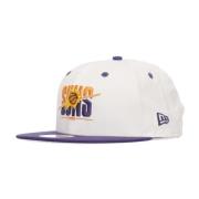 New Era Phoenix Suns Flat Skärm Keps Vit/Lila White, Unisex