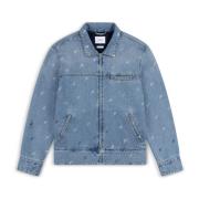 Axel Arigato Signature A Overshirt Blue, Herr