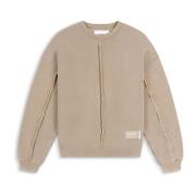 Axel Arigato Chopped Distressed Sweatshirt Brown, Herr