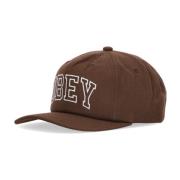 Obey Klassisk Snapback Brun Böjd Skärmkeps Brown, Herr