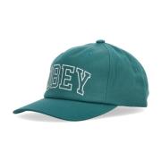 Obey Klassisk Snapback Fanfare Böjd Skärmkeps Green, Herr