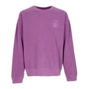 Obey Lättvikts Crewneck Sweatshirt Pigment Eyes Icon Purple, Dam