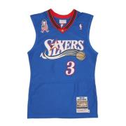 Mitchell & Ness Allen Iverson NBA Basketboll Tank Top Blue, Herr