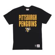 Mitchell & Ness Pittsburgh Penguins NHL Tee Shirt Black, Herr