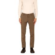 Mason's Slim Fit Beige Chino Byxor Brown, Herr