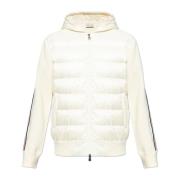 Moncler Cardigan med vadderad framsida Beige, Herr