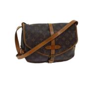 Louis Vuitton Vintage Pre-owned Canvas louis-vuitton-vskor Brown, Dam