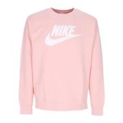 Nike Grafisk Crew Sweatshirt Pink Bloom Pink, Herr