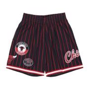 Mitchell & Ness Chicago Bulls Basketshorts Svart/Röd Black, Herr