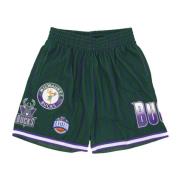 Mitchell & Ness NBA Hemstad Mesh Basketboll Shorts Green, Herr