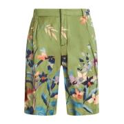 Etro Casual Shorts Green, Herr