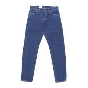 Carhartt Wip Slim Fit Denim Jeans Blue, Herr