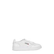 Autry Vita Läder Sneakers med Broderad Logotyp White, Dam