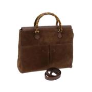 Gucci Vintage Pre-owned Mocka handvskor Brown, Dam