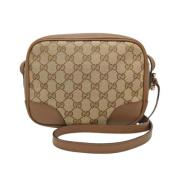 Gucci Vintage Pre-owned Bomull gucci-vskor Brown, Dam